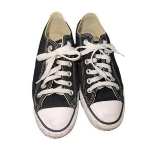 Converse All Star low Top Black 6.5 men 8.5 women UNISEX classic skate shoe SRE